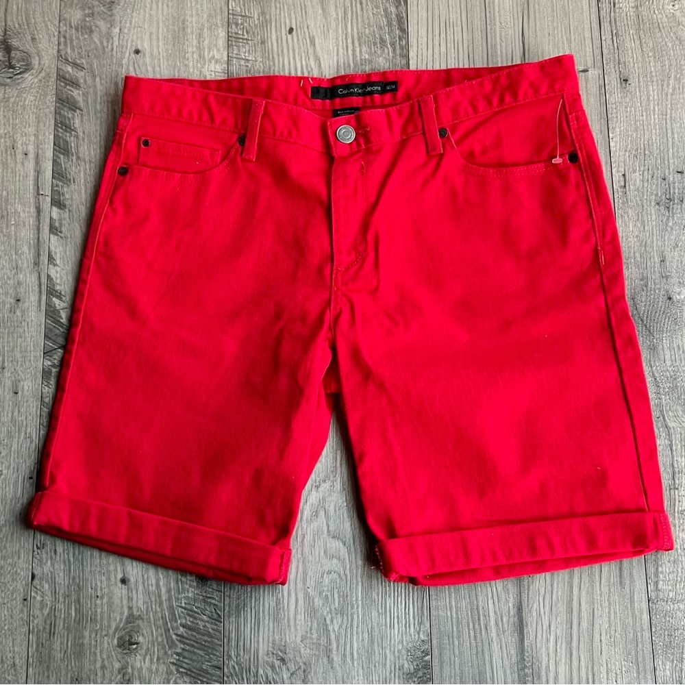 Calvin Klein jeans shorts red 32, 14